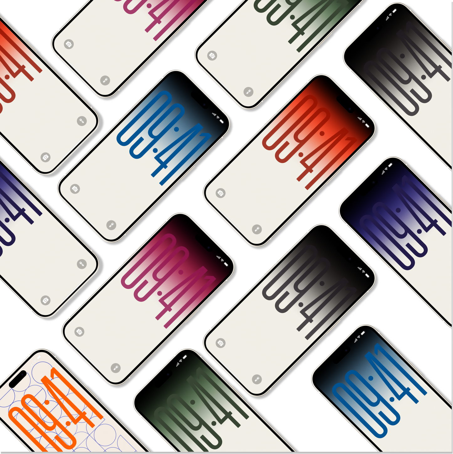 Colour Drop | Abstract iPhone Wallpaper Set of 6 (W-061)