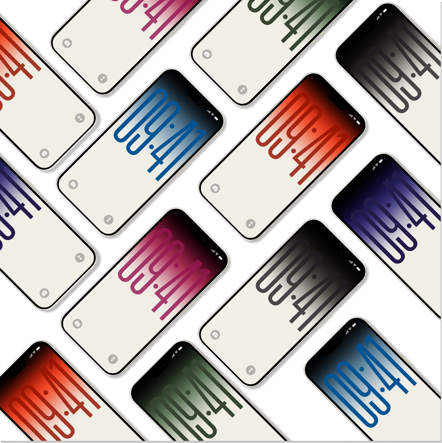 Colour Drop | Abstract iPhone Wallpaper Set of 6 (W-061)