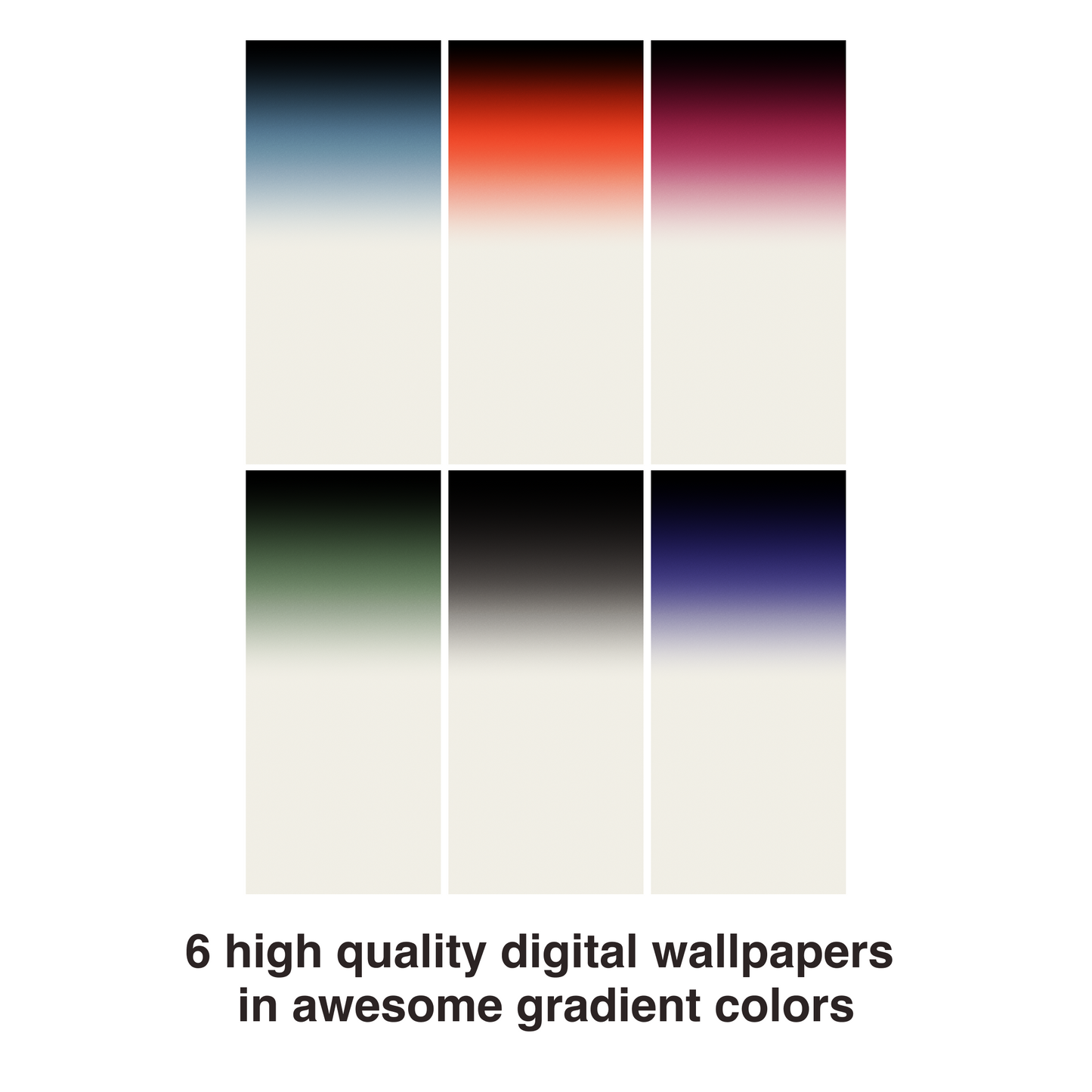 Colour Drop | Abstract iPhone Wallpaper Set of 6 (W-061)