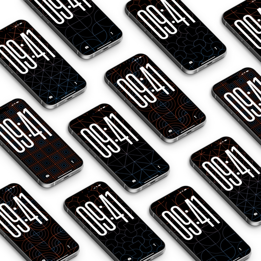 Line Theory | Abstract iPhone Wallpaper Set of 6 (W-062)