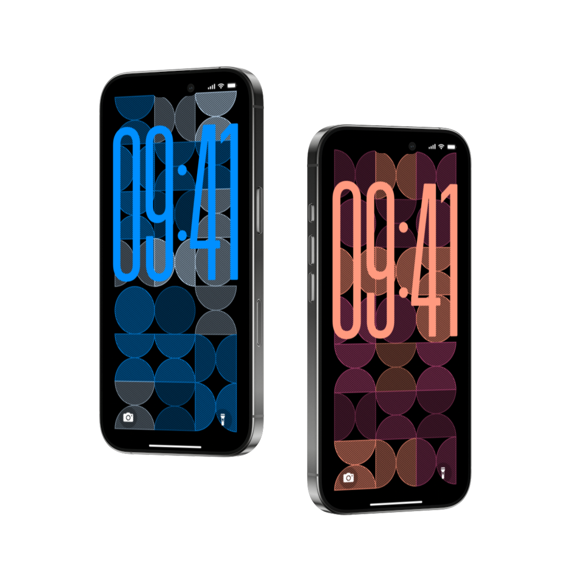 Midnight Mosaic | Abstract iPhone Wallpaper Set of 6 (W-063)