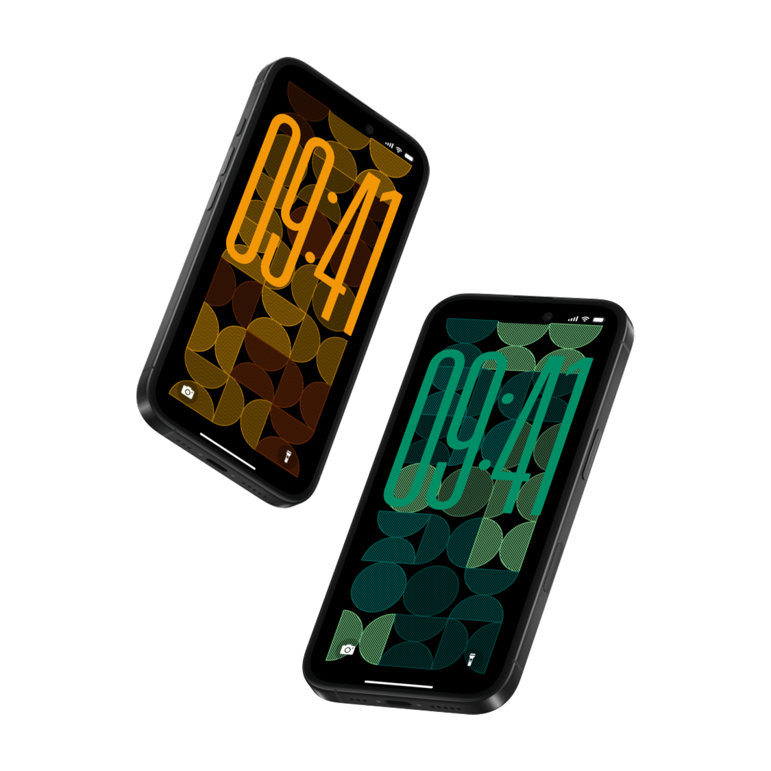 Midnight Mosaic | Abstract iPhone Wallpaper Set of 6 (W-063)