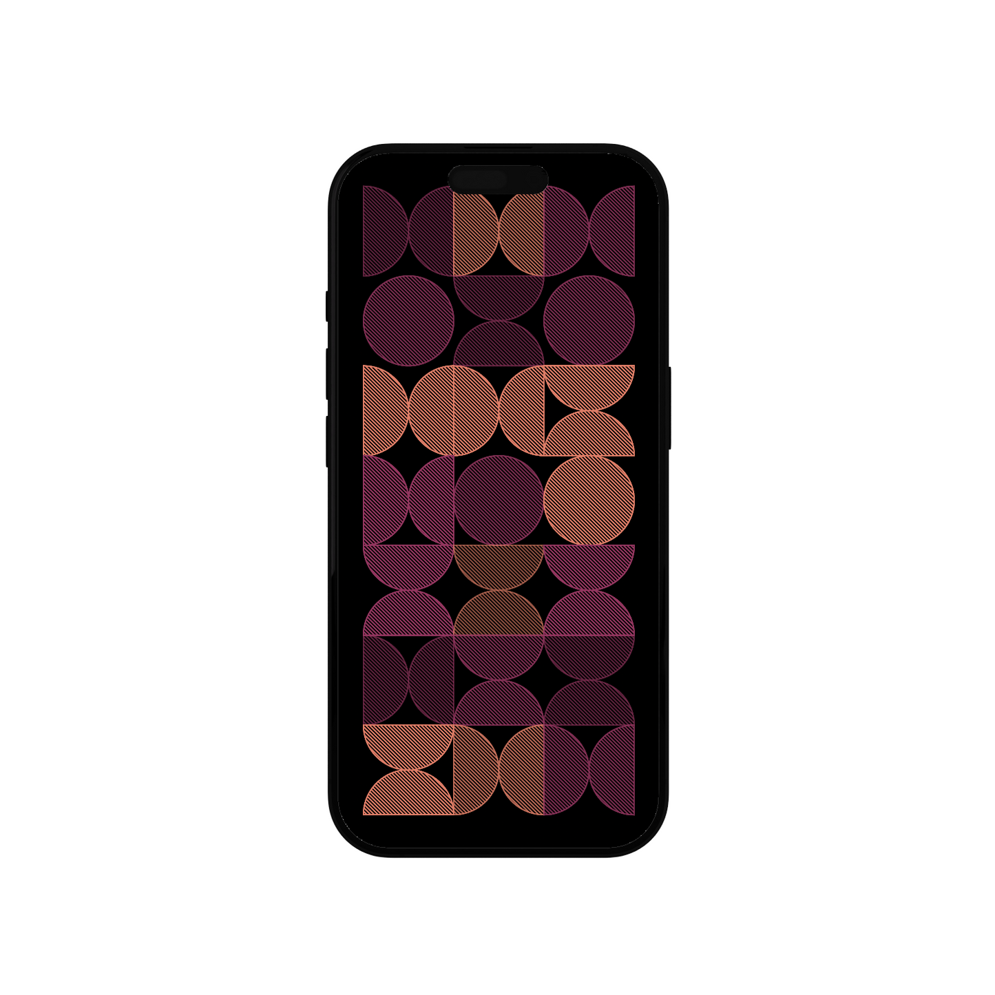 Midnight Mosaic | Abstract iPhone Wallpaper Set of 6 (W-063)