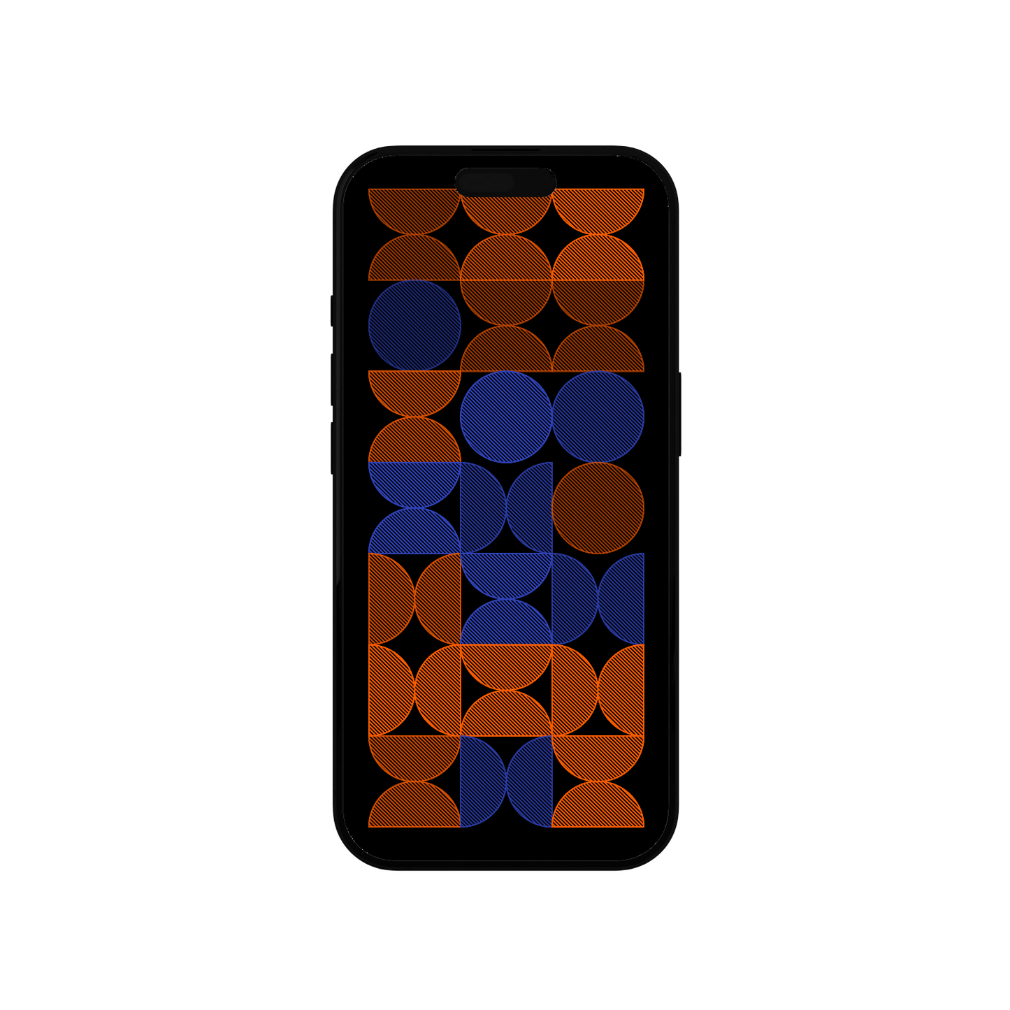 Midnight Mosaic | Abstract iPhone Wallpaper Set of 6 (W-063)