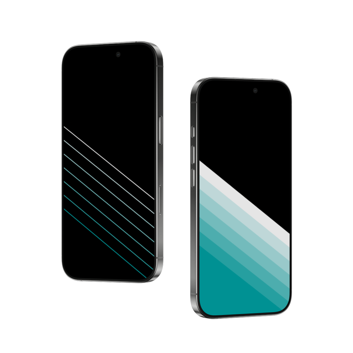 Quiet Lines | Abstract iPhone Wallpaper Set of 6 (W-064)