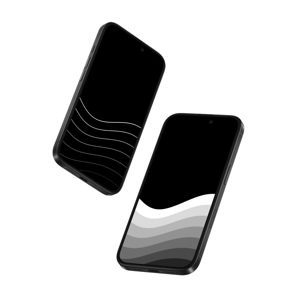 Quiet Lines | Abstract iPhone Wallpaper Set of 6 (W-064)