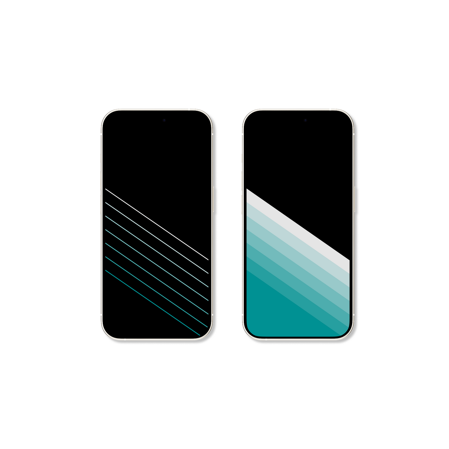 Quiet Lines | Abstract iPhone Wallpaper Set of 6 (W-064)