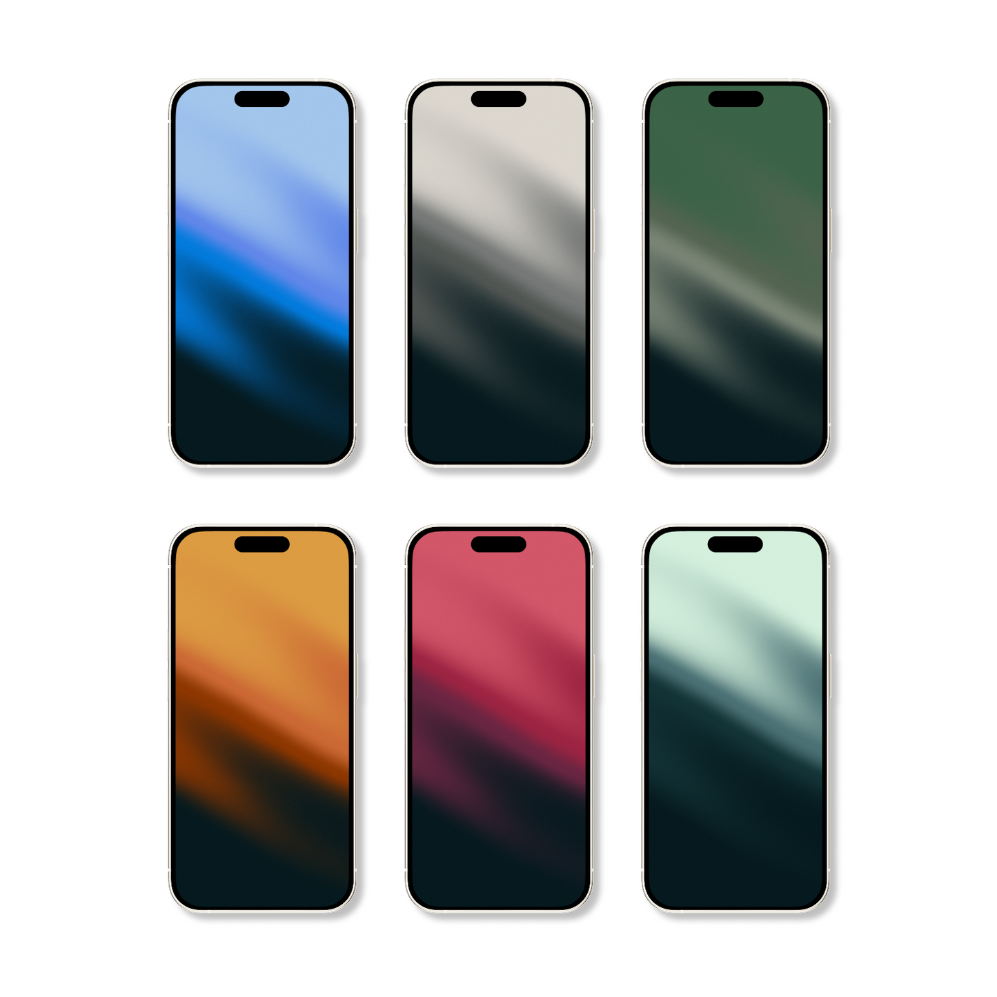 Soft Fade | Abstract iPhone Wallpaper Set of 6 (W-065)