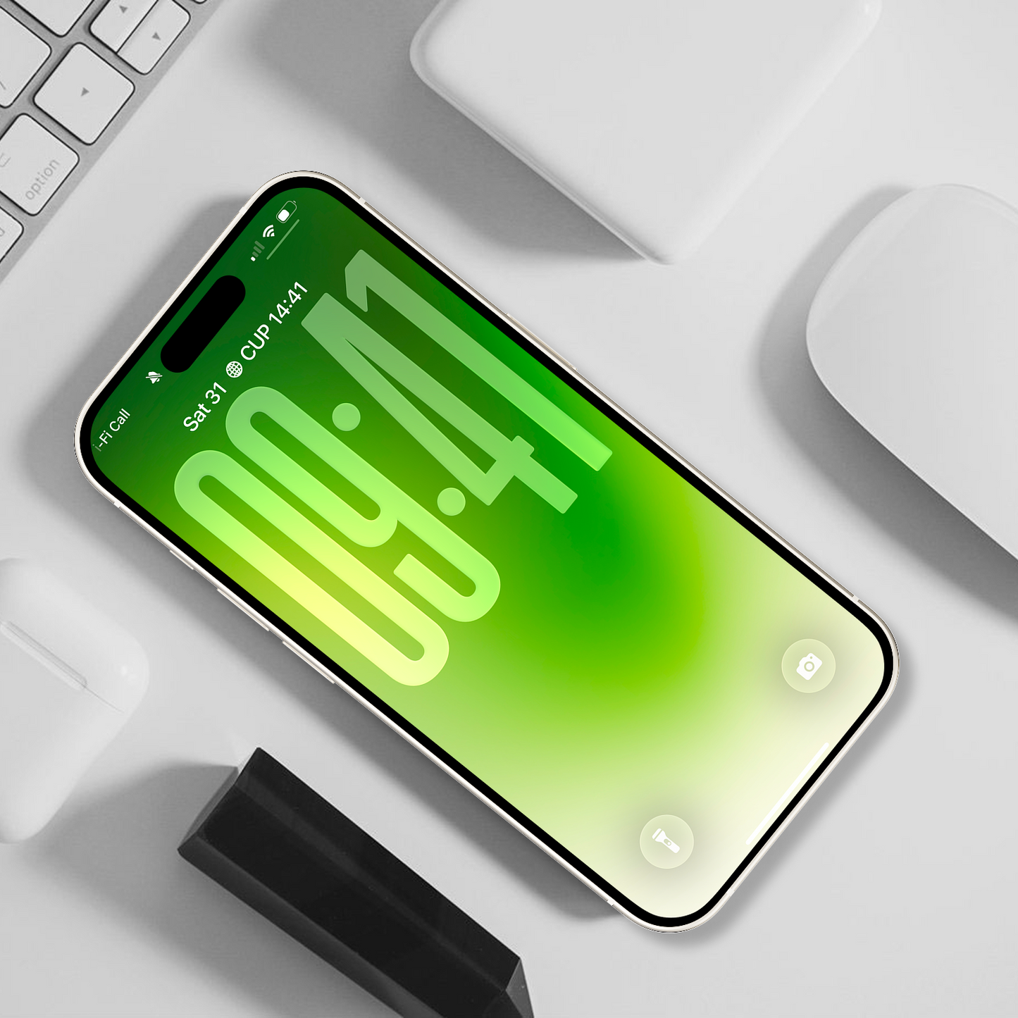Lush Forest Green | Clean iPhone Wallpaper Set of 3 (G-030)