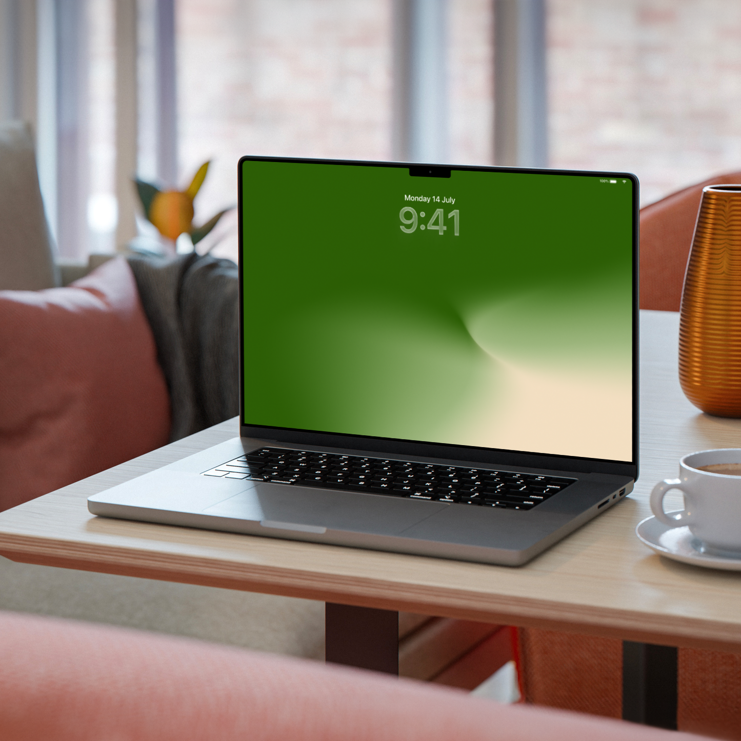 Forest Sunrise | Calm Wallpaper Set for iPhone iPad and Mac (T-022)