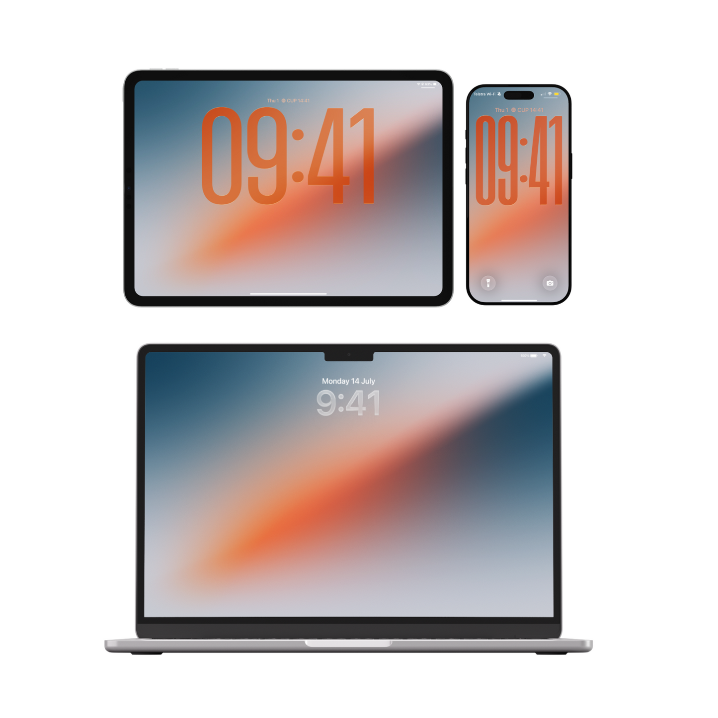 Sunset Dusk | Uplift Wallpaper Set for iPhone iPad and Mac (T-023)